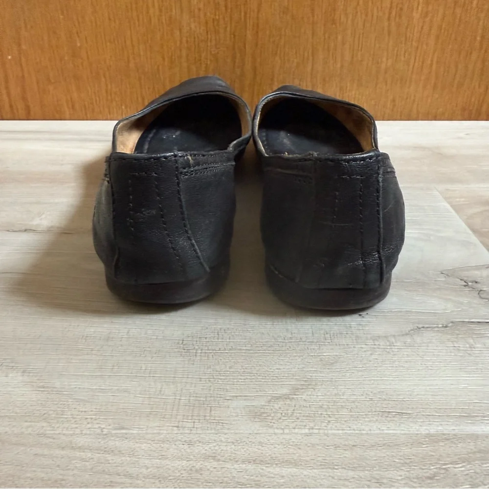 FRYE • Carson Ballet Flats - Black Leather Size 7.5 - Picture 9 of 16
